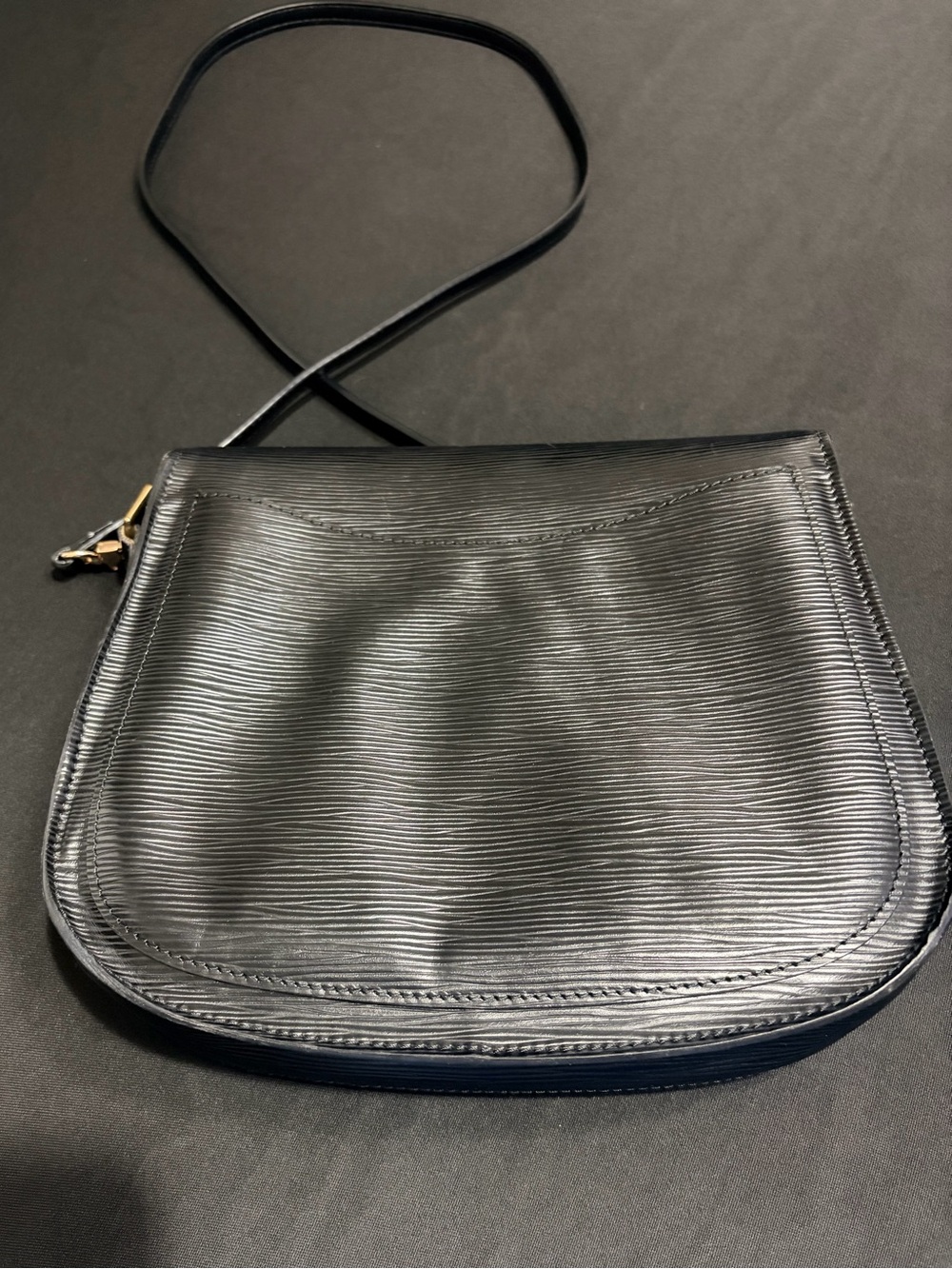 Louis Vuitton Black Epi Leather Crossbody St Cloud Bag (large size) Great Condit - Picture 2 of 13